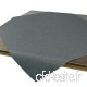 Nappe de table VIENNE anthracite gris  imperméable anti tache  pour toute l'année  carré 85x85 cm - B07F1SSH6Q